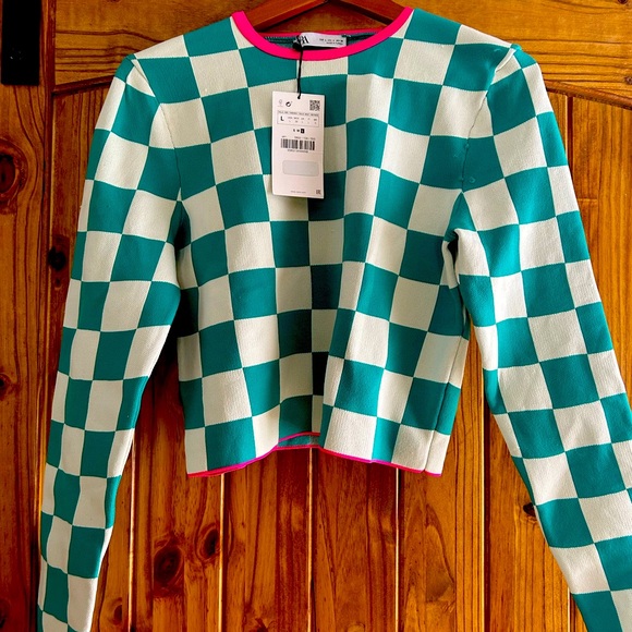 Zara crop sweater new with tags - Picture 1 of 2